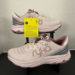 (NWT) Ryka Women's Devotion X Max RS Lilac Grey Athletic Walking Shoes-Size 10W